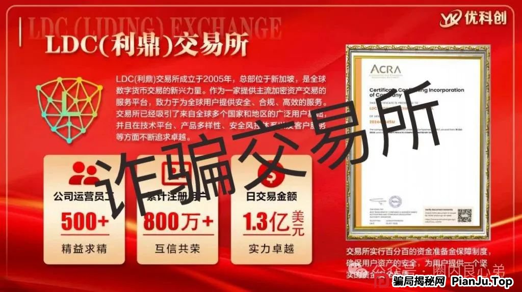 优科创（利鼎交易所）跟单类资金盘骗局，背后不为人知的事，注意警惕。