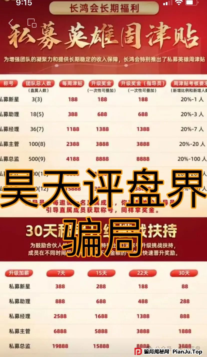 长鸿会是非法集资吗？长鸿会买股票赚钱是真的吗？骗局，不要上当。