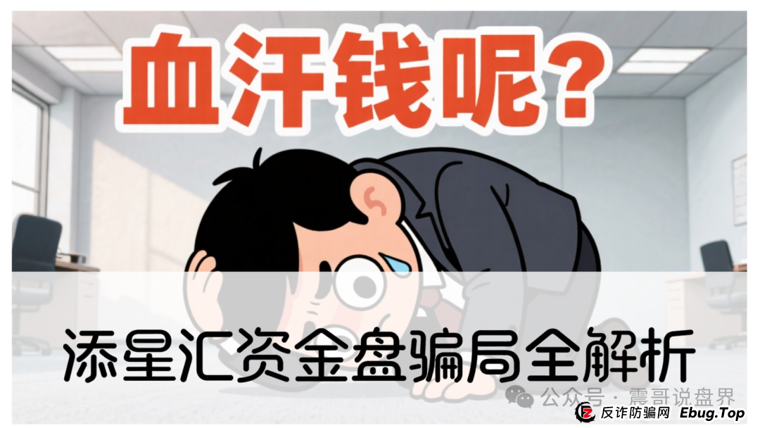 震哥深度起底：添星汇资金盘骗局全解析，高收益幌子下的收割陷阱