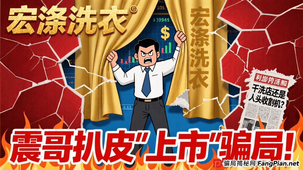 “宏涤洗衣”：干洗店还是人头收割机？震哥扒皮这个＂上市＂骗局！ 