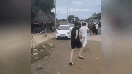 场面震撼！柬埔寨电诈园区上演集体大逃亡！