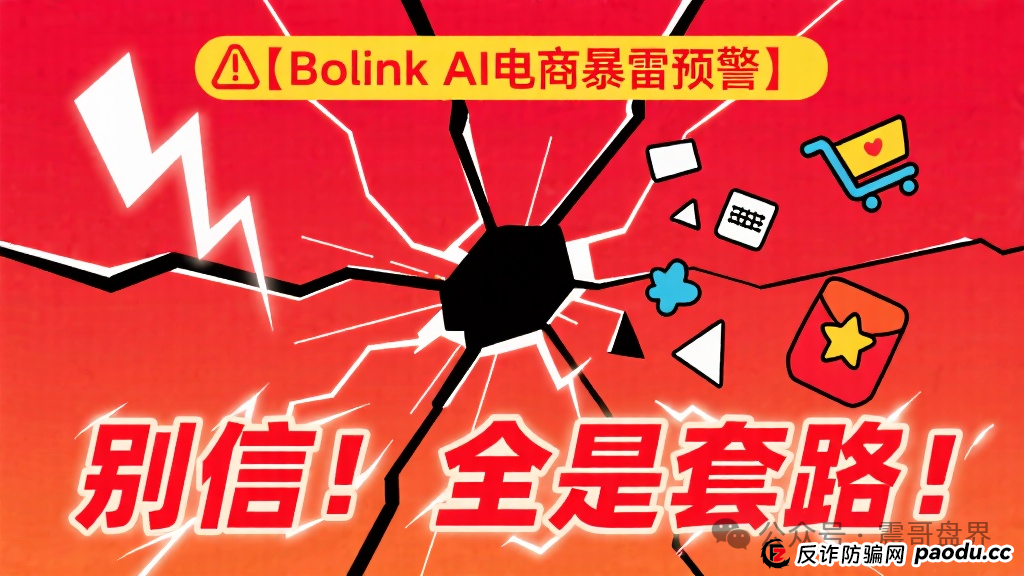 【Bolink AI电商暴雷预警】别信！全是套路！