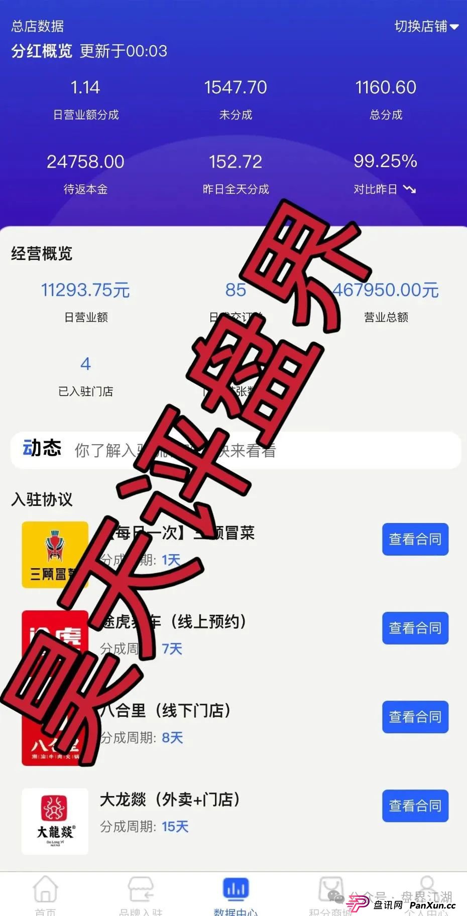 云上星盟分红类资金盘骗局，日收益高达1%，已经开始单割，随便封会员账号，高度预警，你还敢玩吗？