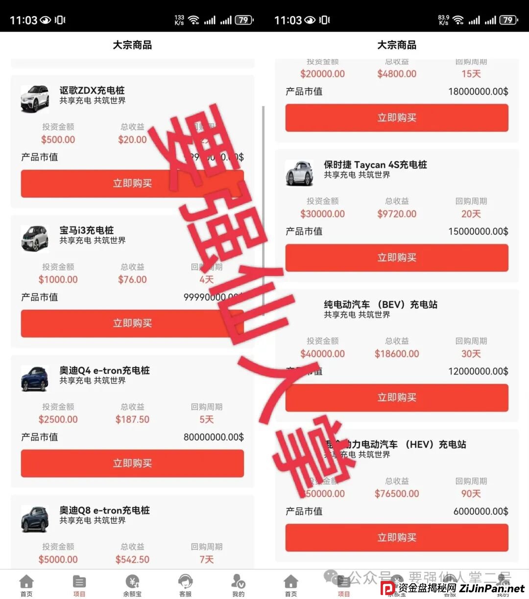 警惕“EVgo”充电桩骗局！与“昆仑智脑”等系出同源，已经是非常明显的短命盘骗局！