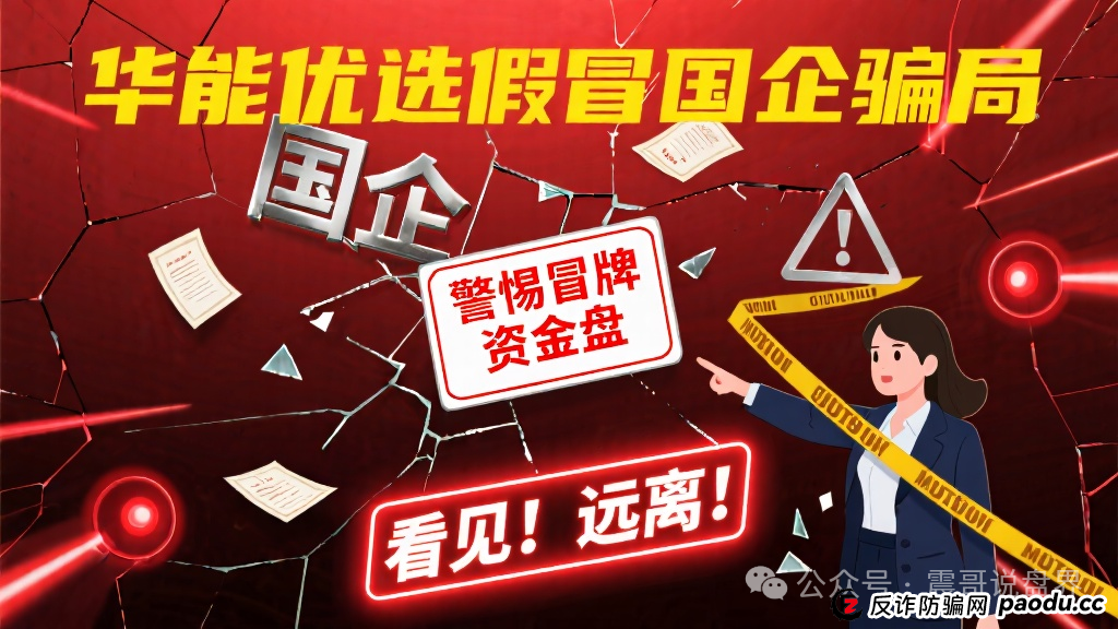 华能优选假冒国企骗局,警惕冒牌资金盘,看见远离 华能优选假冒国企骗局,警惕冒牌资金盘,看见远离