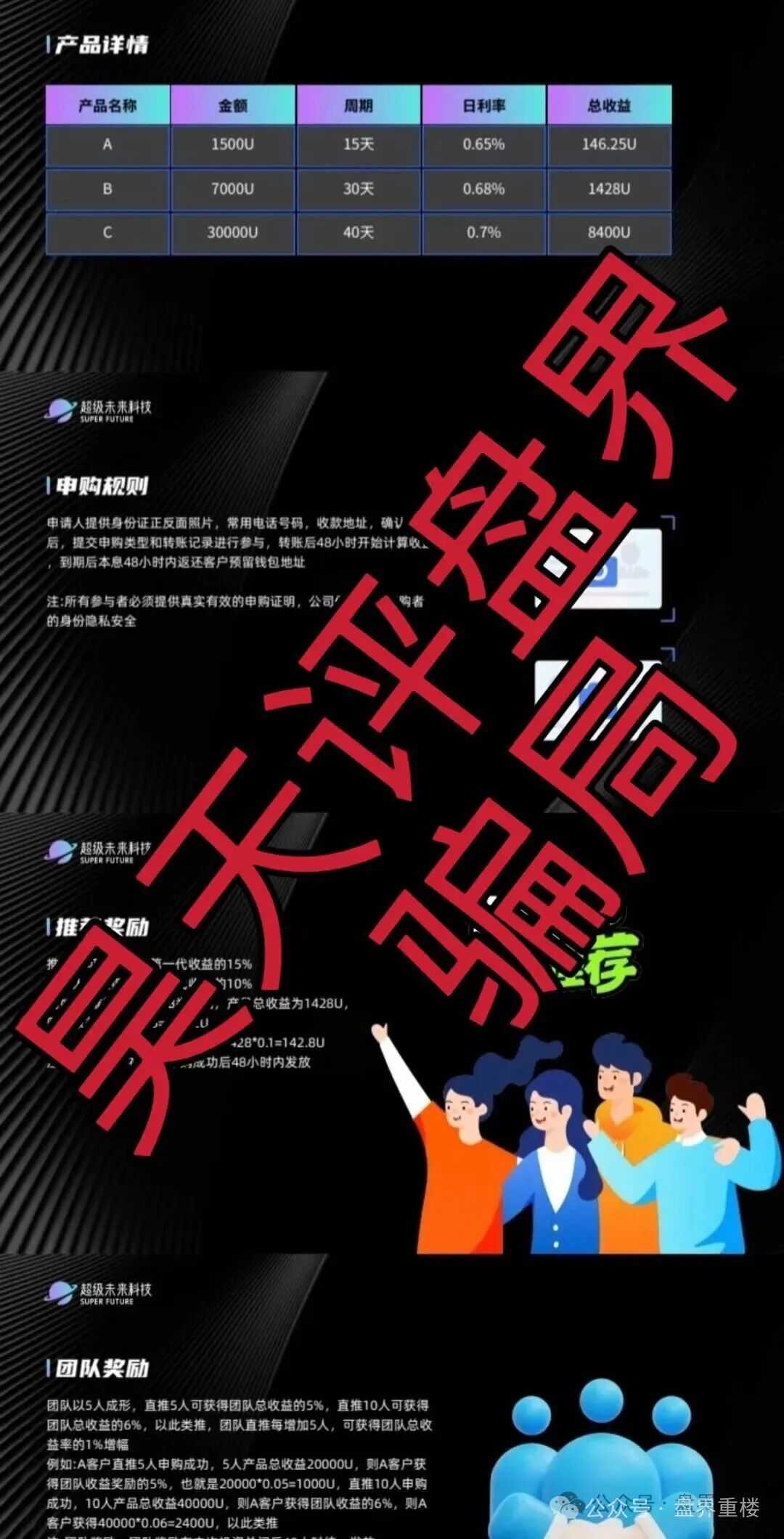 超级未来Super Future AI算力租赁分红类资金盘骗局,高度预警,抓紧远离! 超级未来Super Future AI算力租赁分红类资金盘骗局,高度预警,抓紧远离!