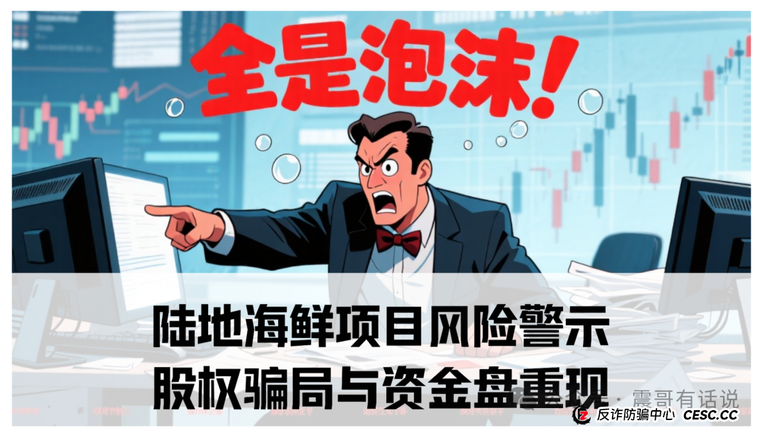 “陆地海鲜”项目风险警示，股权骗局与资金盘重现(1)
