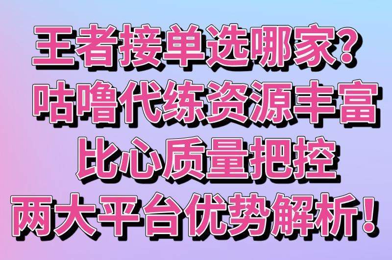 2025王者接单子去哪个平台好一点？5款正规的接单平台推荐，新手必看(2)