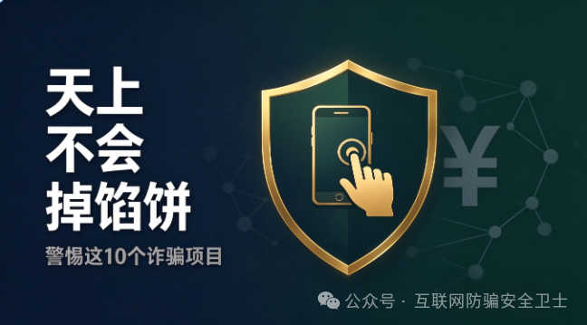官方"发钱"了?这10个项目的"天降福利",全是诈骗剧本(1) 官方"发钱"了?这10个项目的"天降福利",全是诈骗剧本(1)